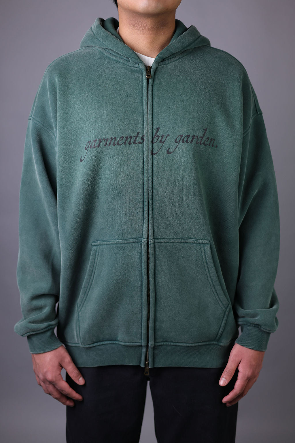 Double Zip (Dark Green)